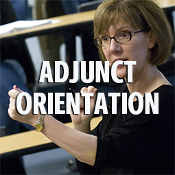 Adjunct Faculty Orientation