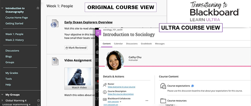 Blackboard Ultra Course View (UCV)