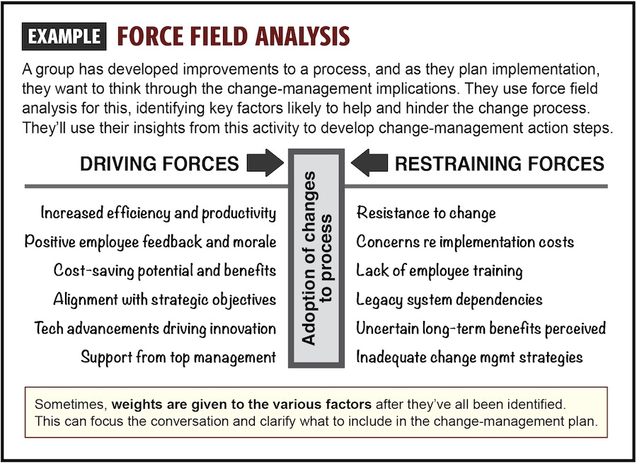 Example: Force Field Analysis
