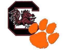 Carolina and Clemson logos