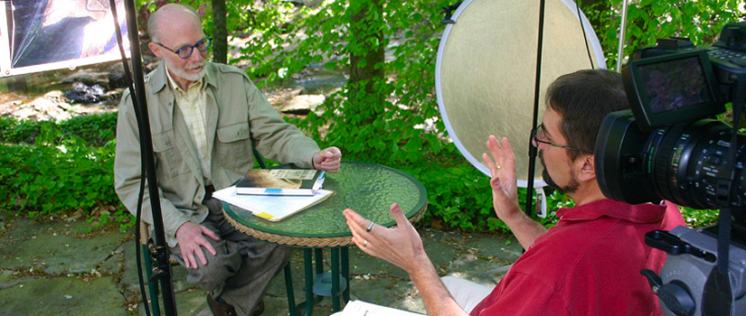 Interview with film crew