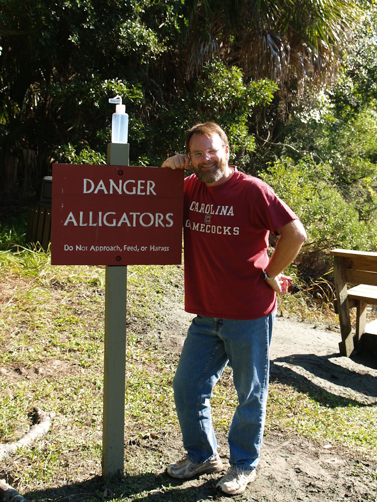 Dean Chandler wearing Gamecocks