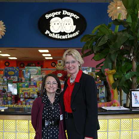 Leslie Lancaster and Sharon Webber