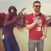 Blake Garris at an event