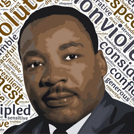 MLK portrait