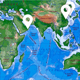 global footprint map