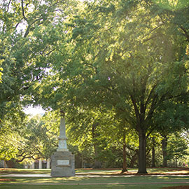 maxcy monument on the UofSC horseshoe