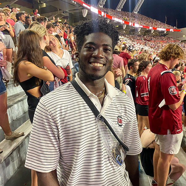 Tyson Ansani at Williams-Brice stadium,